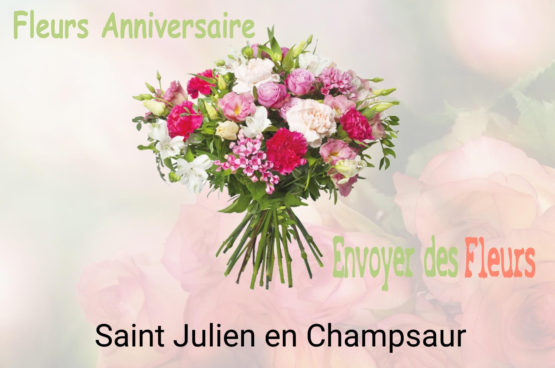Bouquet de fleurs d’anniversaire livré à Saint-Julien-en-Champsaur