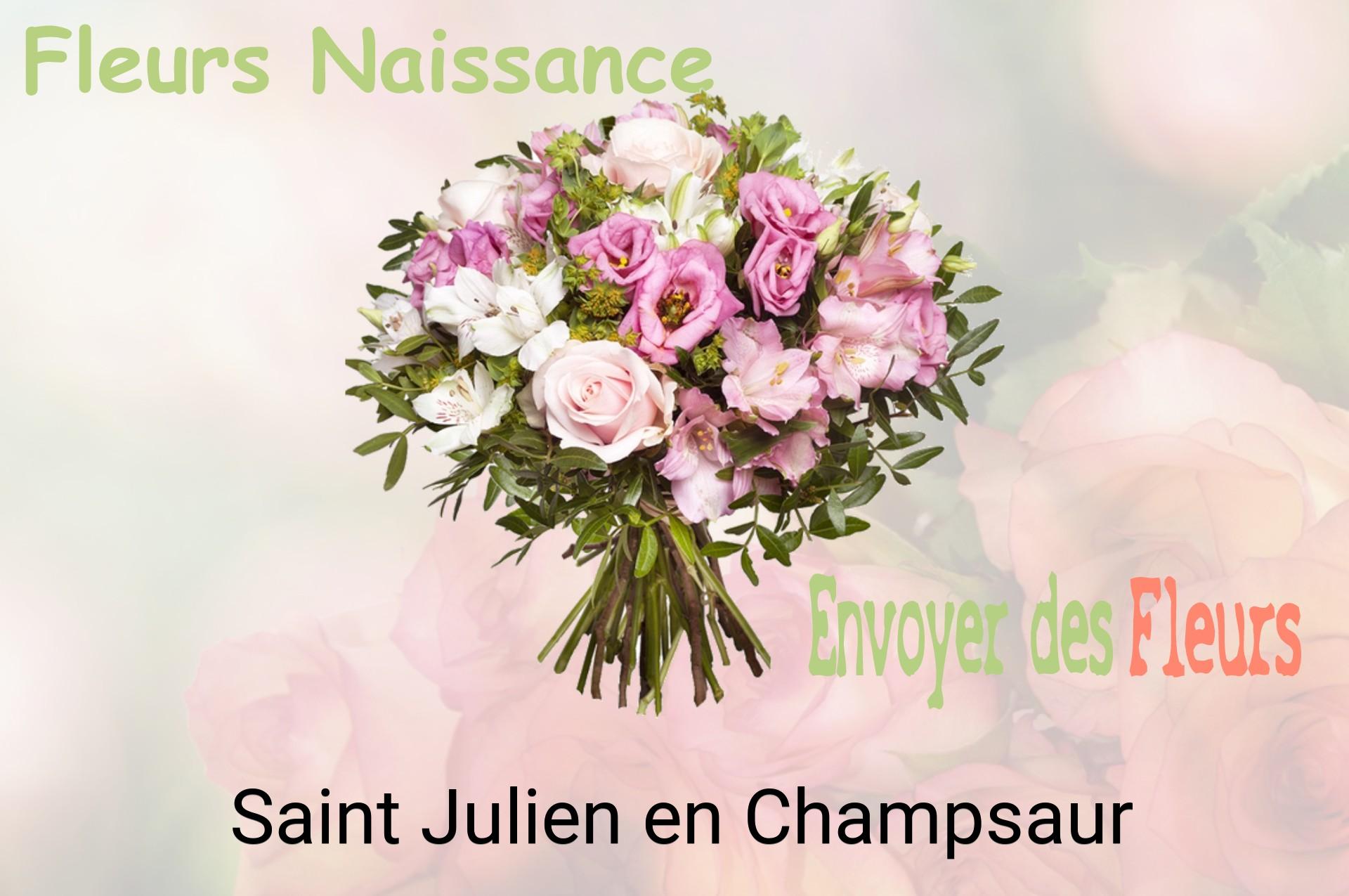 Bouquet de fleurs de naissance livré à Saint-Julien-en-Champsaur